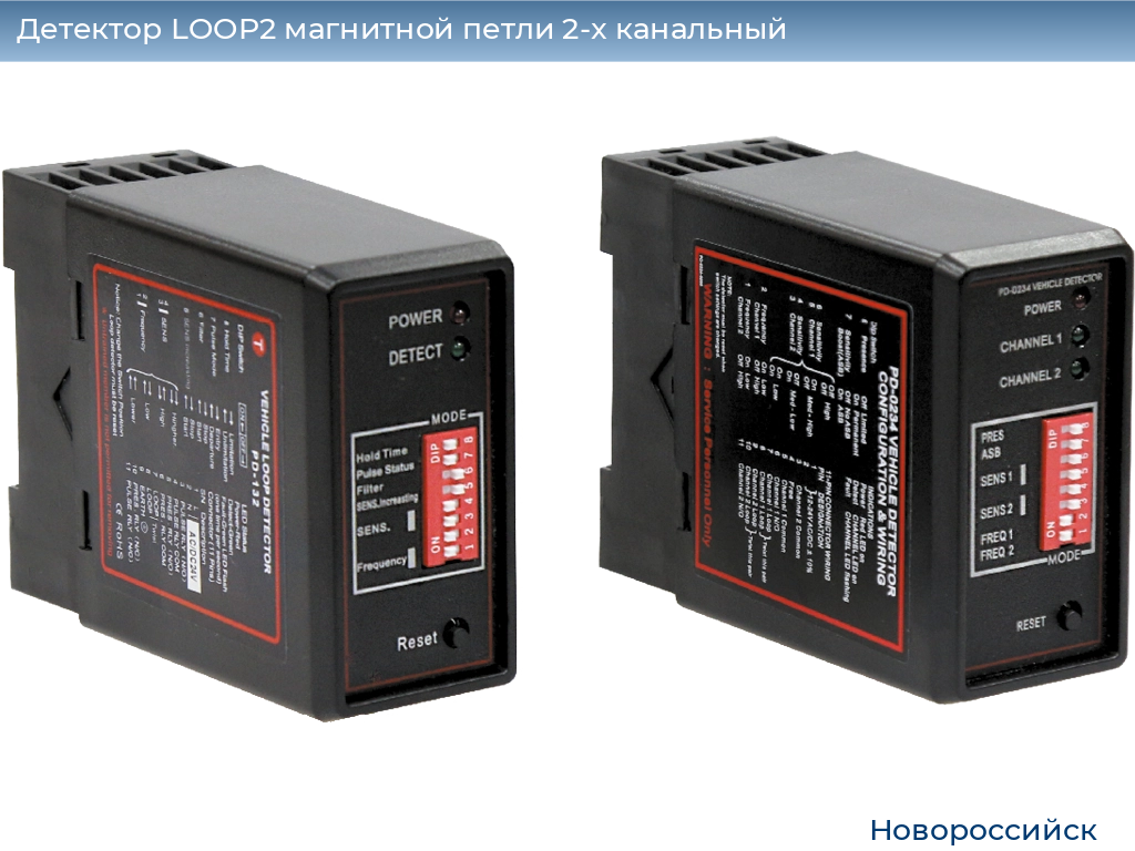 Детектор LOOP2 магнитной петли 2-x канальный, novorossiysk.doorhan.ru